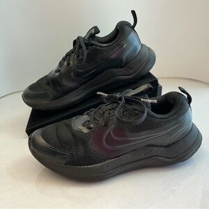 Nike Black Running Shoes Youth 4Y Triple Black Athletic Sneakers